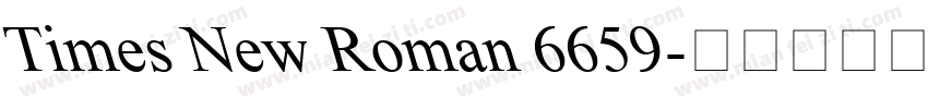 Times New Roman 6659字体转换